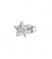 Mono Orecchino Gioielli Rosato Allegra in argento stella RZO026R