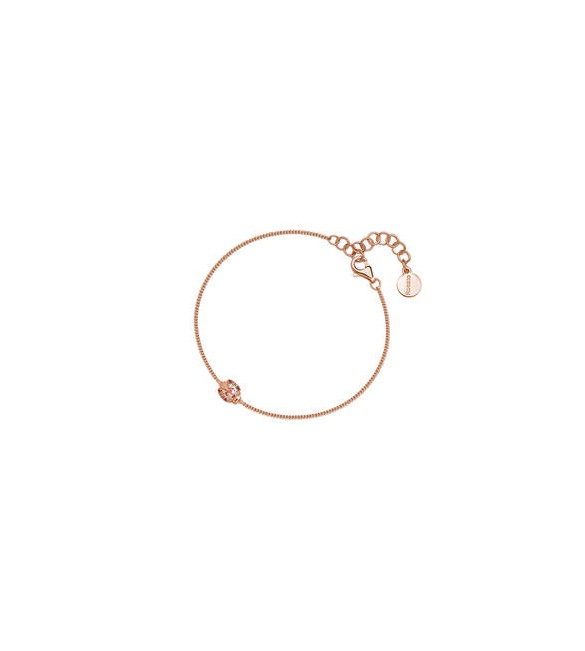 Bracciale Donna Gioielli Rosato Allegra in argento rosato con coccinella RZAL042
