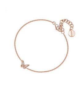 Bracciale Donna Gioielli Rosato Allegra in argento rosato con farfalla RZAL054