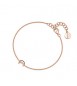 Bracciale Donna Gioielli Rosato Allegra in argento rosato con luna RZAL050
