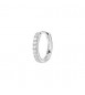 Mono Orecchino cerchietto Gioielli Fancy by Brosway in argento zirconi bianchi mm 16 fiw102