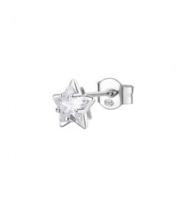Mono Orecchino Gioielli Fancy by Brosway in argento zircone a stella bianco fiw98