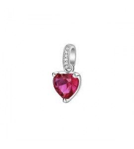 Pendente Gioielli Fancy by Brosway in argento zircone forma cuore rosso fpr20
