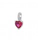 Pendente Gioielli Fancy by Brosway in argento zircone forma cuore rosso fpr20