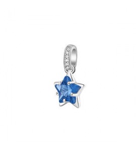 Pendente Gioielli Fancy by Brosway in argento zircone forma stella blu ffb21