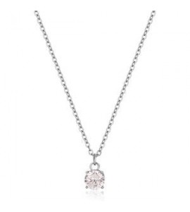 Collana Donna Gioielli Sagapò Dazzly in acciaio con cristallo bianco sdz03