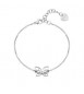Bracciale Donna Gioielli Sagapò Click in acciaio con Farfalla sck274