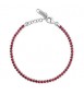 Bracciale Tennis Gioielli Fancy by Brosway in argento zircone rosso fpr107