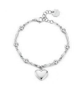 Bracciale Donna Gioielli Brosway Chakra in acciaio Cuore bhkb211