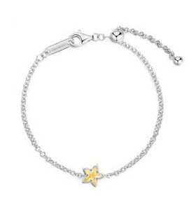 Bracciale Gioielli Fancy by Brosway in argento zircone giallo a forma di stella fey95