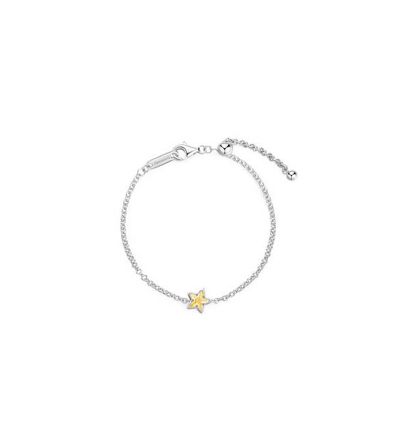 Bracciale Gioielli Fancy by Brosway in argento zircone giallo a forma di stella fey95
