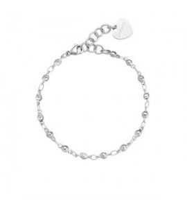 Bracciale Gioielli Sagapò Chunky in acciaio catena pallini shk92