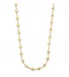 Collana Gioielli Sagapò Chunky in acciaio dorata catena cuoricini shk83
