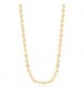 Collana Gioielli Sagapò Chunky in acciaio dorata catena dischetti shk84