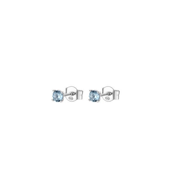 Orecchini a lobo Gioielli Fancy by Brosway in argento zircone azzurro fcl39