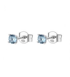 Orecchini a lobo Gioielli Fancy by Brosway in argento zircone azzurro fcl39