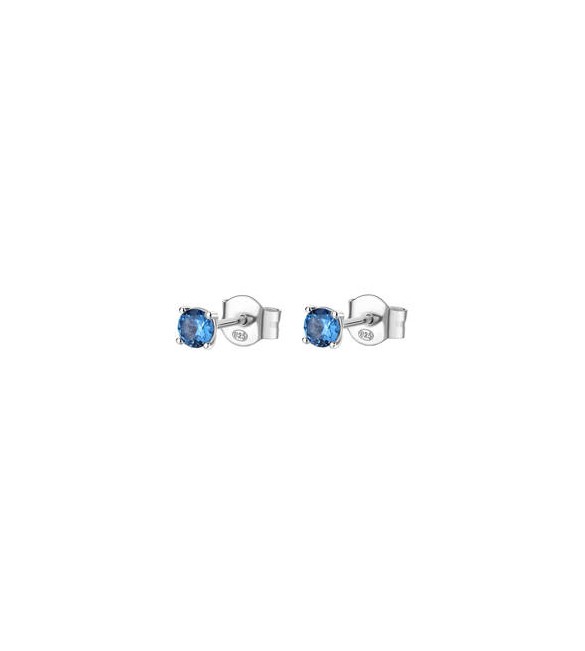 Orecchini a lobo Gioielli Fancy by Brosway in argento zircone blu ffb38