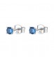 Orecchini a lobo Gioielli Fancy by Brosway in argento zircone blu ffb38