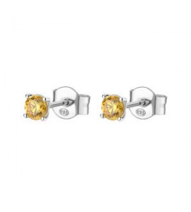 Orecchini a lobo Gioielli Fancy by Brosway in argento zircone giallo fey37