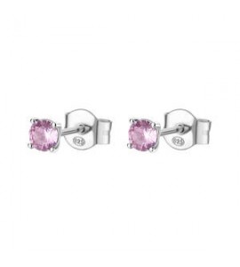 Orecchini a lobo Gioielli Fancy by Brosway in argento zircone rosa fvp38