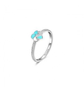 Anello Donna Gioielli Rosato Allegra in argento con fiore misura 10 RZAL005S