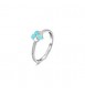 Anello Donna Gioielli Rosato Allegra in argento con fiore misura 14 RZAL005B
