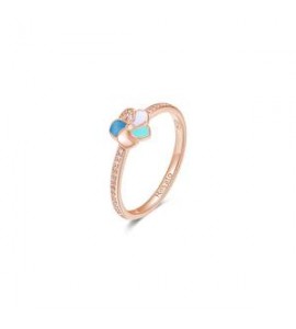Anello Donna Gioielli Rosato Allegra in argento rosato con fiore misura 12 RZAL006A