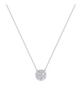 Collana Donna Gioielli Rosato Gemma in argento a rotonda con zirconi RZGE09