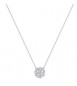 Collana Donna Gioielli Rosato Gemma in argento a rotonda con zirconi RZGE09