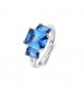 Anello Gioielli Fancy by Brosway in argento con 3 zirconi baguette blu misura 16 ffb75d