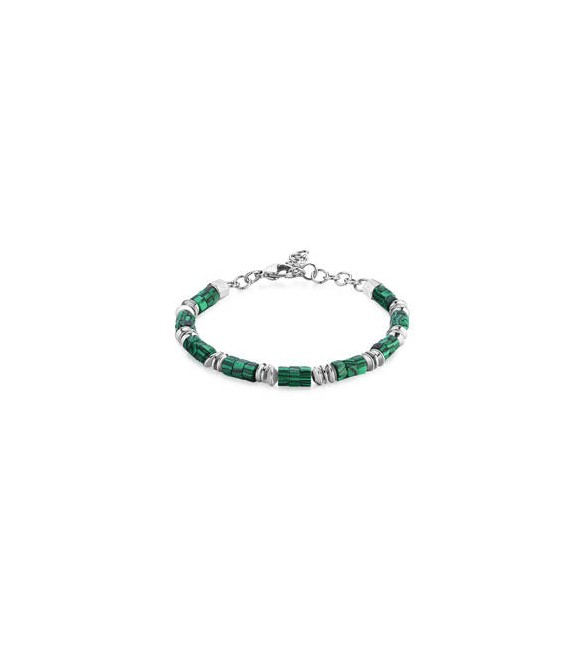 Bracciale Gioielli Brosway Riptide in acciaio e malachite btd010