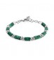 Bracciale Gioielli Brosway Riptide in acciaio e malachite btd010