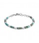 Bracciale Gioielli Brosway Riptide in acciaio e pietra turchese btd012