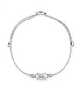 Bracciale Gioielli Fancy by Brosway in argento cordino e zircone bianco fiw112