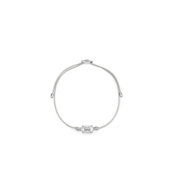 Bracciale Gioielli Fancy by Brosway in argento cordino e zircone bianco fiw112