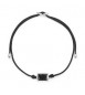 Bracciale Gioielli Fancy by Brosway in argento cordino e zircone nero fmb113