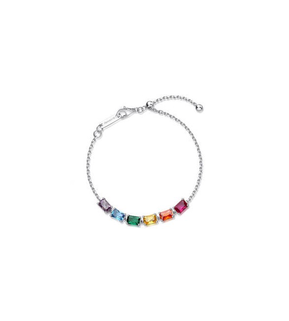 Bracciale Gioielli Fancy by Brosway in argento zircone multicolore fjr04