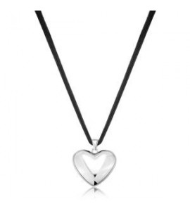 Collana Donna Gioielli Sagapò Stellar in acciaio e velluto con Cuore sse15