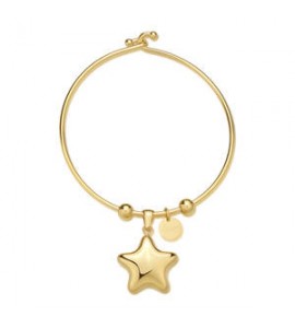 Bracciale Rigido Donna Gioielli Sagapò Stellar in acciaio dorato Stella sse26