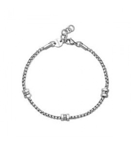 Bracciale Uomo Gioielli Sagapò Ripple in acciaio catena srp85