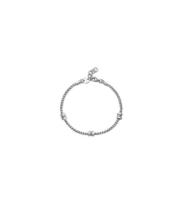 Bracciale Uomo Gioielli Sagapò Ripple in acciaio catena srp85