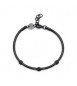 Bracciale Uomo Gioielli Sagapò Ripple in acciaio con elementi brunito srp84