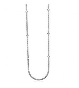 Collana Uomo Gioielli Sagapò Ripple in acciaio catena e elementi srp77