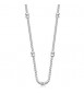 Collana Uomo Gioielli Sagapò Ripple in acciaio catena e elementi srp78