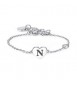 Bracciale Donna Gioielli Sagapò Click in acciaio con Cuore e iniziale N sck131