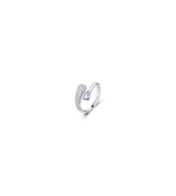 Anello Gioielli Fancy by Brosway in argento zirconi azzurro misura 16 FCL118C
