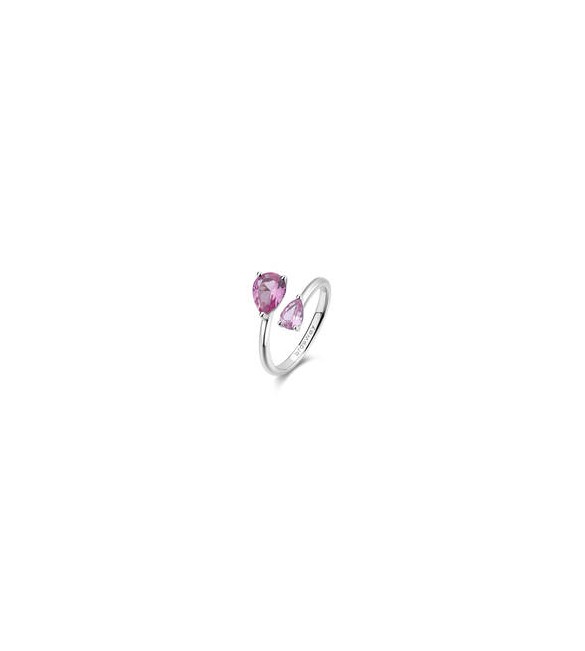 Anello Gioielli Fancy by Brosway in argento zirconi rosa misura 14 FVP114B