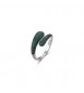 Anello Gioielli Fancy by Brosway in argento zirconi verde smeraldo misura 14 FLG123B
