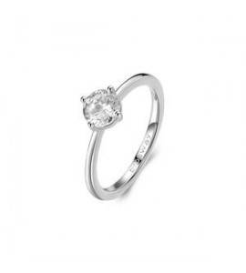 Anello Solitario Gioielli Fancy by Brosway in argento zircone  bianco misura 16 FIW77D