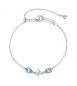 Bracciale Donna Gioielli Fancy by Brosway in argento zircone goccia azzurro FCL111